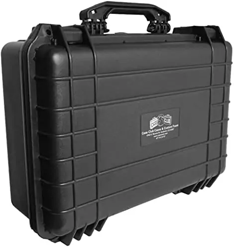 Case Club Case fits 2 Meeting Owl Conference Cameras - Waterproof Travel & Storage Case has Pre-Cut Foam to fit x2 Meeting Owl Standard, Pro, 2 or 3 - Holds Expansion Mic, Cords, Acc. & Lock Adapter - Image 4
