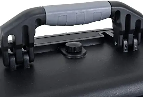 MEIJIA All Weather Rolling Waterproof Protective Case, Hard Camera Case,Dry Case with Retractable Pull Handle and Wheels,Foam Inserted, Elegant Black,22 x13.81x9inches - Image 8