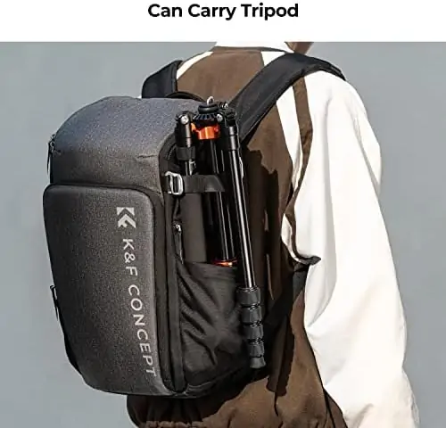 K&F Concept Professional Camera bags for photographers 25L Large Capacity Camera Case Waterproof Photography Camera Backpack for Dslr Cameras - Image 8