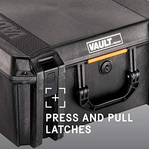 Pelican Vault Pistol Case with Foam (V100, V200, V300, V550, V600) - Image 5