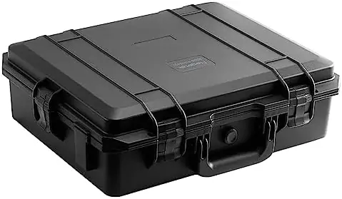 Regetek Waterproof Hard Case, Multi-Purpose Protective Case with Customizable Pick and Pluck Foam for Camera, Camcorder Drone, IP67, Shockproof Waterproof, Dust-proof, Crush-proof,21.85" x 18.11" x 7.08"